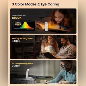 NWOT RECHARGEABLE BOOK LIGHT - USB